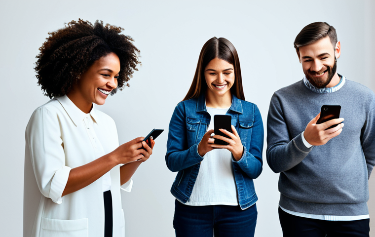 **

A diverse group of people looking at their smartphones and tablets, some smiling, some looking concerned. Background shows stylized icons representing online shopping, social media, and data privacy.  The overall feel is bright and modern. Everyone is fully clothed in modest, everyday attire. Safe for work, appropriate content, family-friendly, illustrating informed consumers in the digital age. Perfect anatomy, correct proportions, natural poses, well-formed hands, proper finger count, natural body proportions, professional digital art, high quality.

**