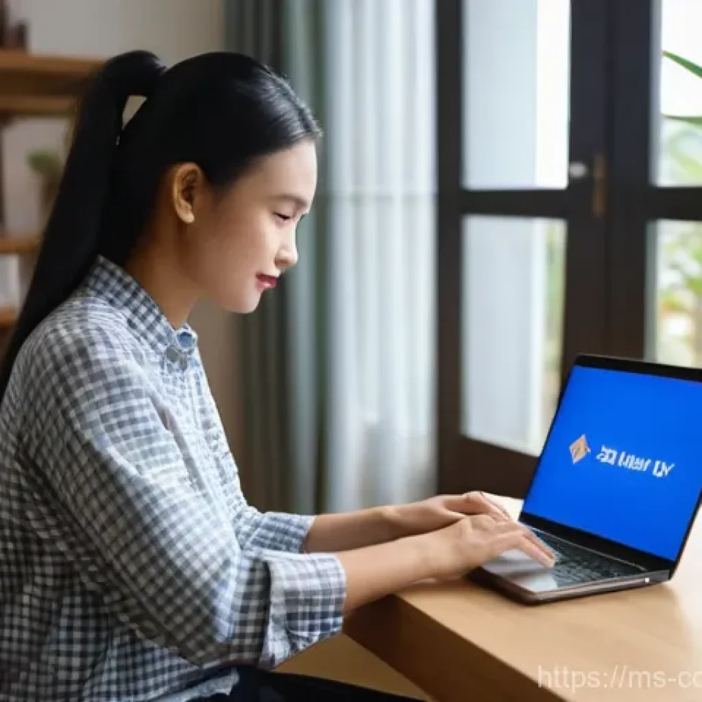 소비자 피해 예방 캠페인 사례 - **Prompt 1: Vigilance in Online Shopping with "Semak Mule"**
A realistic, high-definition photog...