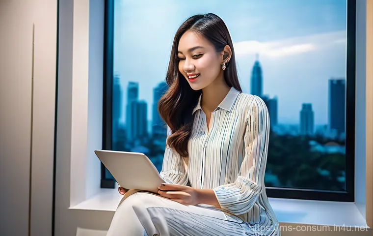 소비자 행동 데이터를 활용한 성공적인 시장 전략 - **Digital Footprints of a Malaysian Online Shopper:**
"A vibrant, high-angle shot of a young, st...