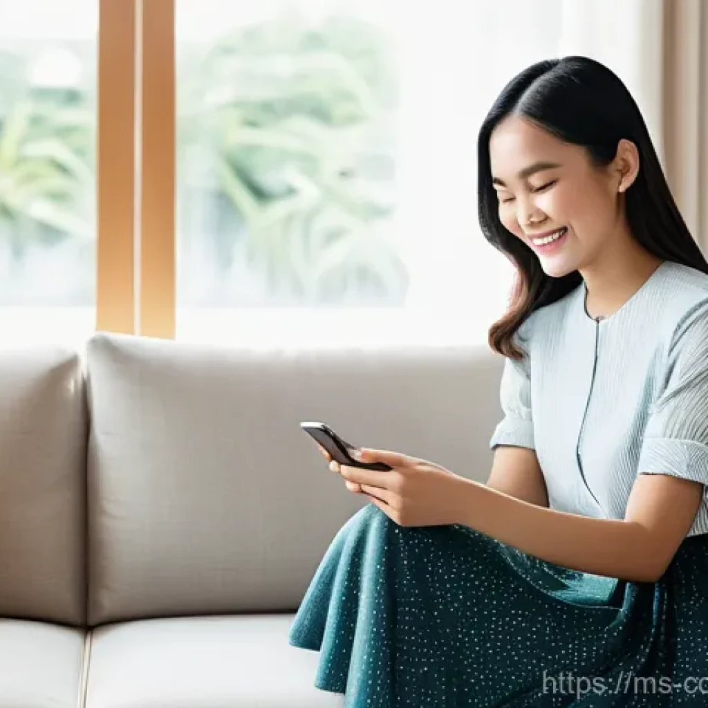 소비자 행동 분석 기법과 활용법 - **Prompt:** A cheerful young Malaysian woman, dressed in a fashionable yet modest casual outfit (suc...