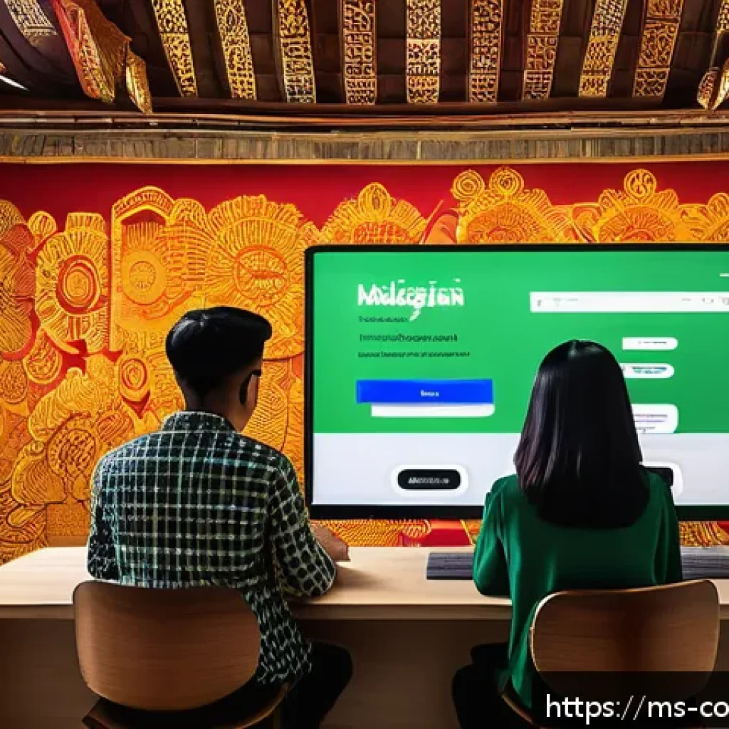 소비자 보호 관련 연구와 미래 방향 - A modern Malaysian online shopping scene illustrating AI fraud detection: a diverse group of shopper...