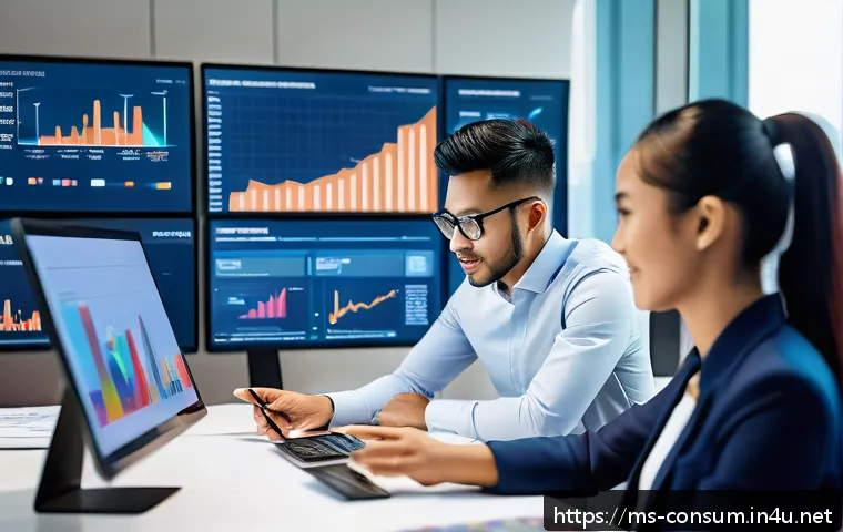 소비자 행동 데이터를 활용한 혁신 모델 - A vibrant, modern e-commerce workspace scene in Kuala Lumpur, Malaysia, showing a diverse team of yo...