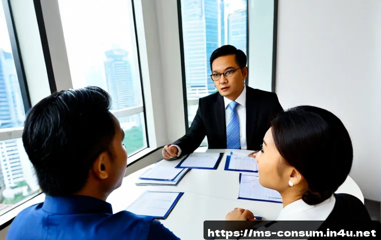 Home 17 소비자중심 경영으로의 전환 과정 - Photorealistic Malaysian business transformation meeting in a bright modern Kuala Lumpur office, div...